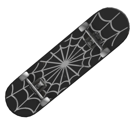 Black Spider Web Skateboard