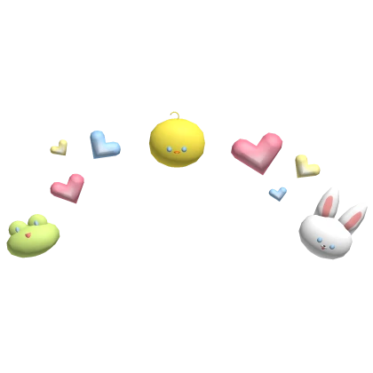 Cute Easter Heart Aura [Back]