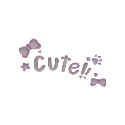 ♡ kawaii "cute" heart paw stars bow pastel pink