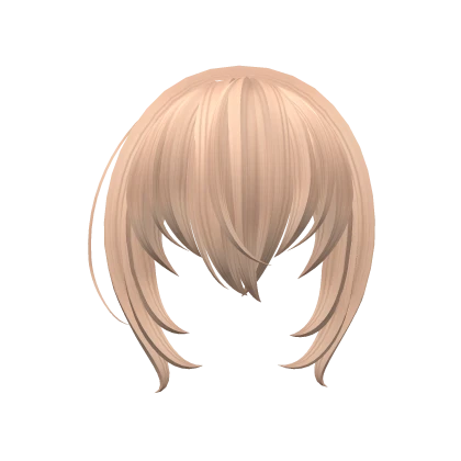 Fluffy and Soft Low Blonde Bangs