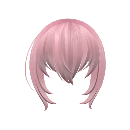 Fluffy and Soft Low Pink Bangs