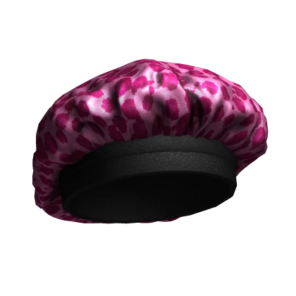 pink leopard bonnet