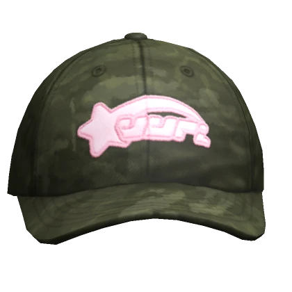 Simple Pink Camo Cap