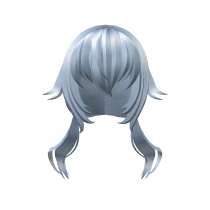 Jealous Girl Low Pigtails - Blue