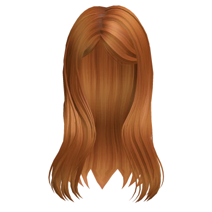 Silky Side Part Baby Doll Hair in Ginger