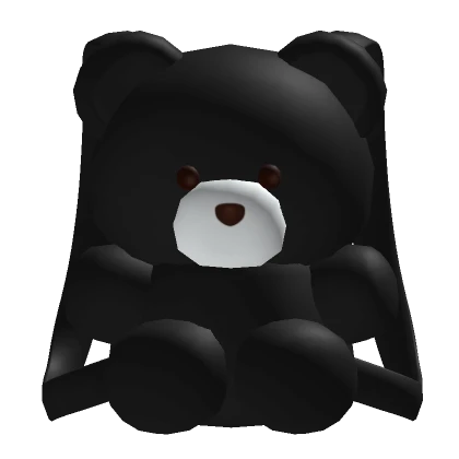 Teddy Bear Backpack Black