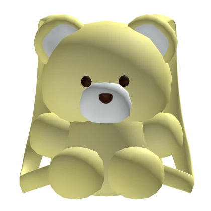Teddy Bear Backpack Yellow