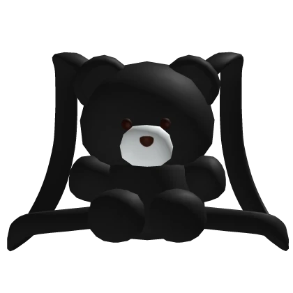 Teddy Bear Backpack Black 1.0