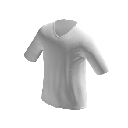 Plain White V-Neck T-Shirt