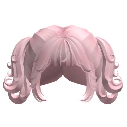 Cute Anime Short Pigtails - Pink