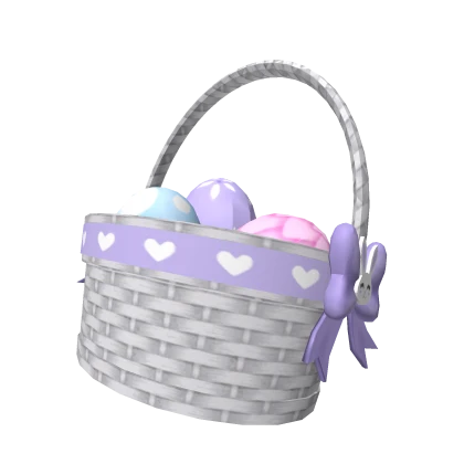 Easter Basket Purple