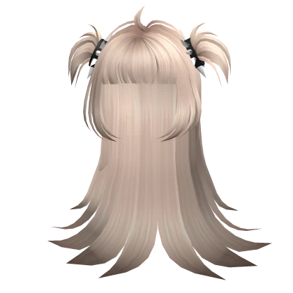 Platinum Punk Rock Messy Spiky Hair