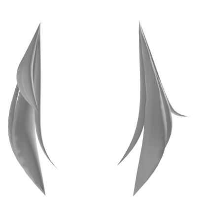 Asymmetrical white tails