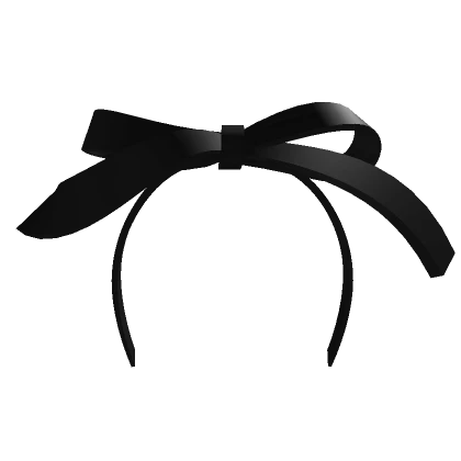 Y2K Black Kawaii Bow