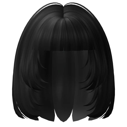 Fashionable Layered Bob Cut (Black)