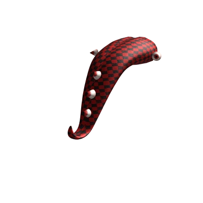 Red checkered Tongue with eye studs