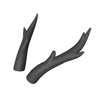 White Eastern Dragon Horns