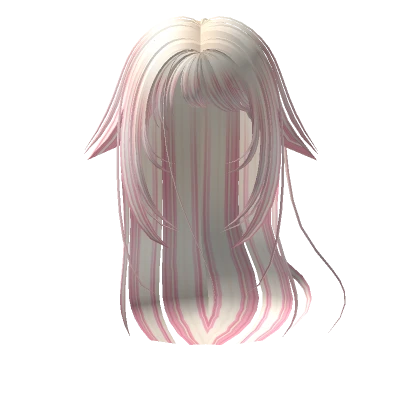 pink mysterious anime girl hair