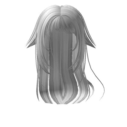 platnium mysterious anime girl hair