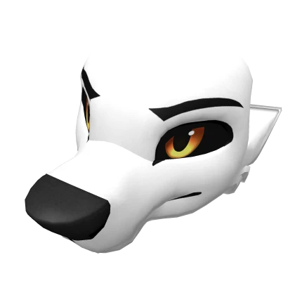 White Werewolf Head