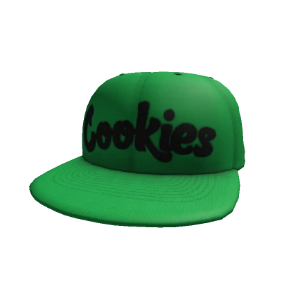 Green & Black Cookies Fitted Snapback