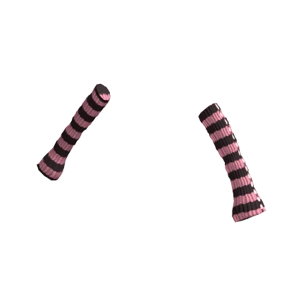 🍀Stripe Corset Arm Warmers - Pink