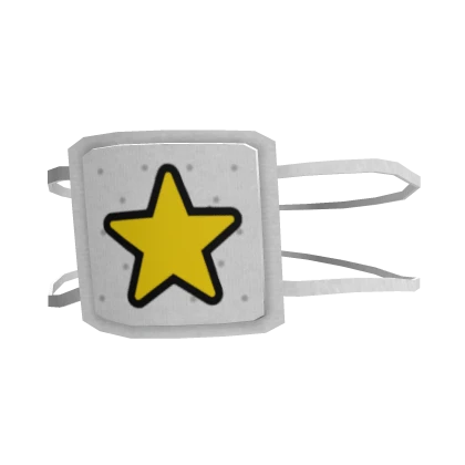 Anime Right Eye Patch - White Star
