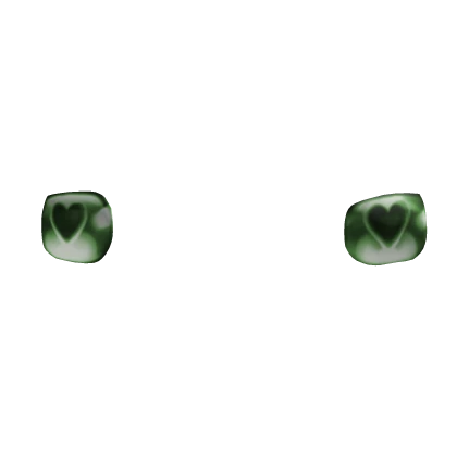 [💎] Heart Gaze Lenses in Green