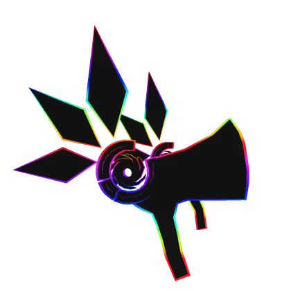 Cartoony Rainbow Valkyrie Helm