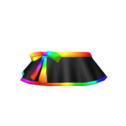 Chibi Doll Bikini Skirt - Rainbow