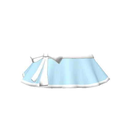 Chibi Doll Bikini Skirt - Blue