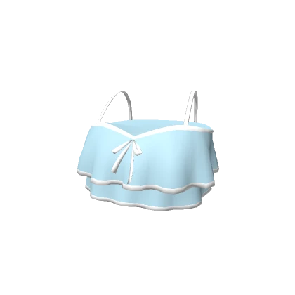 Chibi Doll Bikini Top - Blue