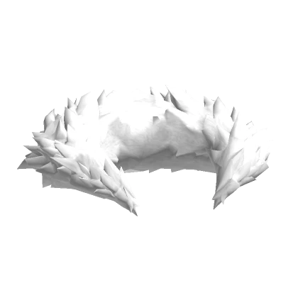 White Neck Fur Collar