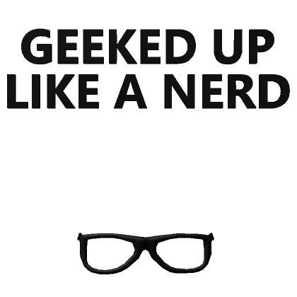 geeked up like a nerd ♡ (black)