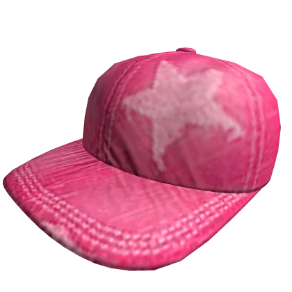 Hot Pink Denim Hat