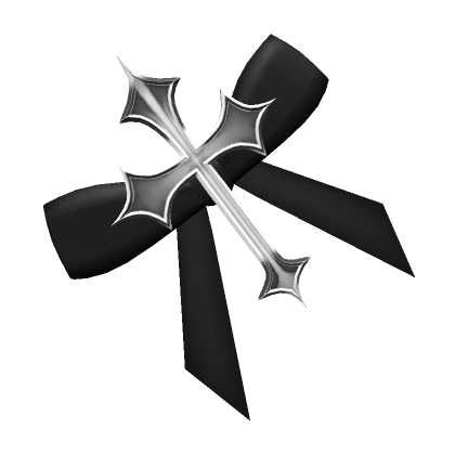 ꒰♱꒱ Gothic Waist Ribbon Cross