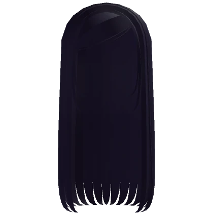 † straight slick y2k haircut dark purple