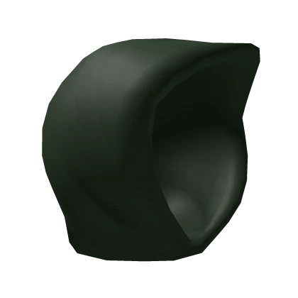 Green Linen Hood