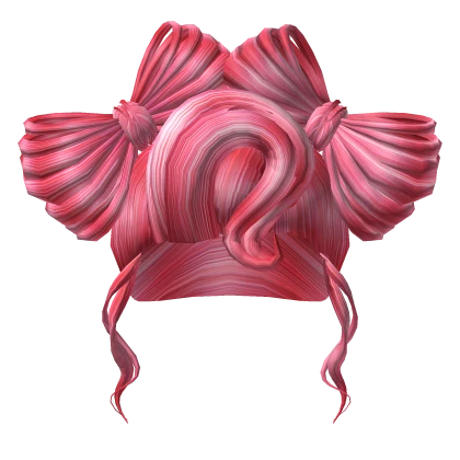 Unique 2000s Pink Bow Hair