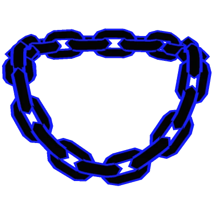 Cartoony Blue Chain