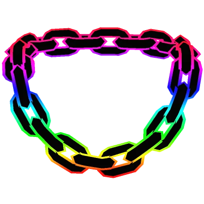 Cartoony Rainbow Chain