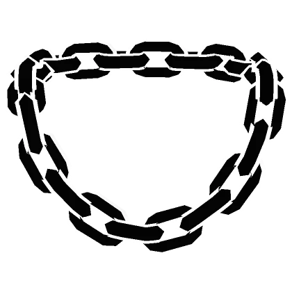 Cartoony White Chain