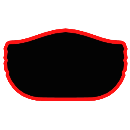 Cartoony Red Tactical Mask