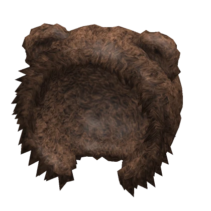 Fuzzy Bear Hood (Light Brown)