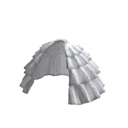 Skirt Ruffles White 🤍