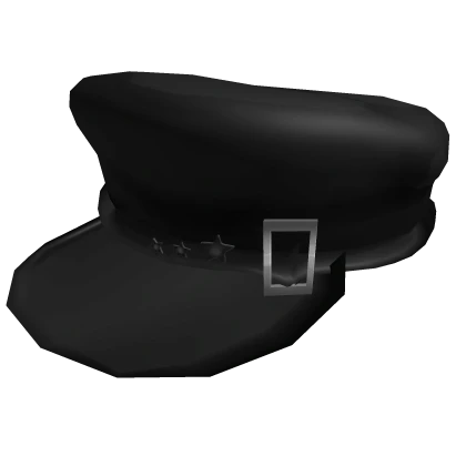 Black train hat