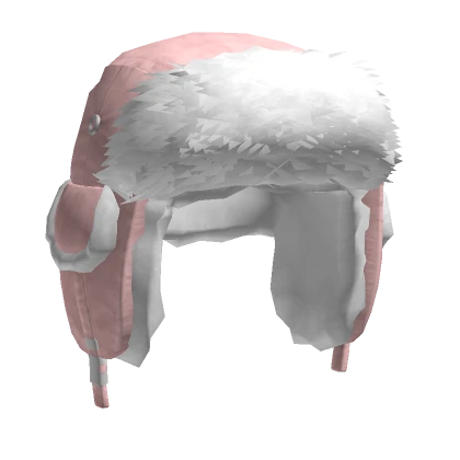 Pink White Ushanka