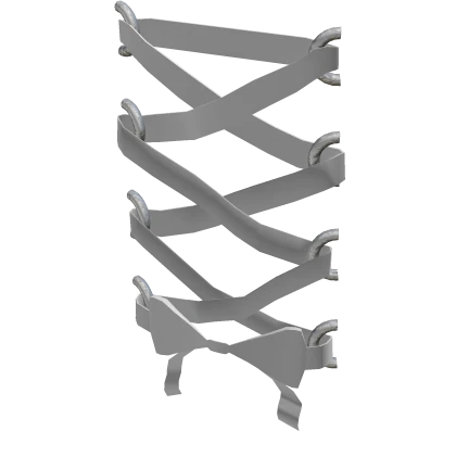 ✰ Corset Piercing For Right Leg ✰ 1.0 White