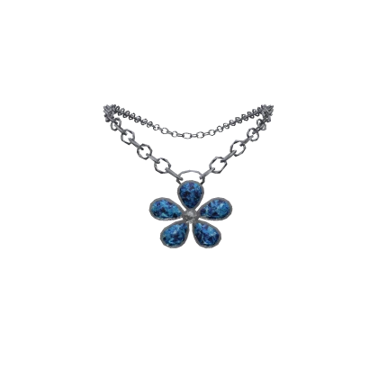 Forget Me Not Flower Necklace