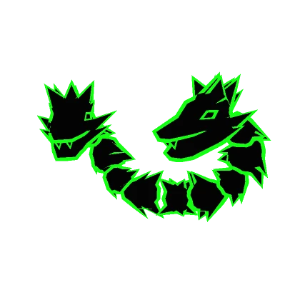 Cartoony Green Dragons